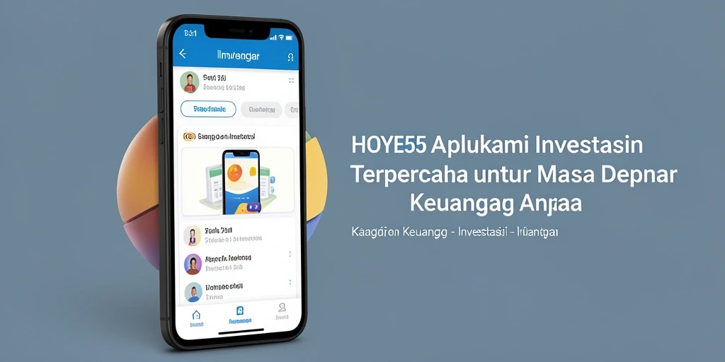 Tampilan antarmuka HOYE55 yang user-friendly dan informatif.