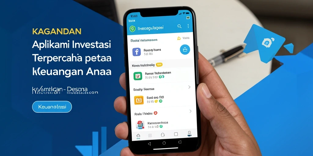 Tampilan antarmuka KAGANDAN yang modern dan intuitif untuk investasi.