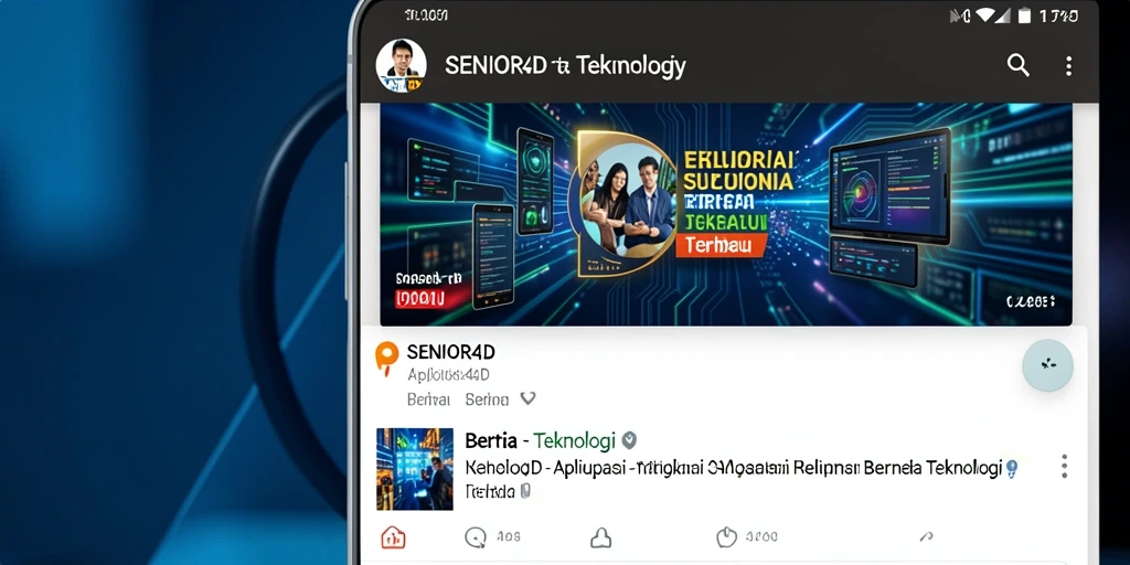 Tampilan antarmuka SENIOR4D yang intuitif dan modern.