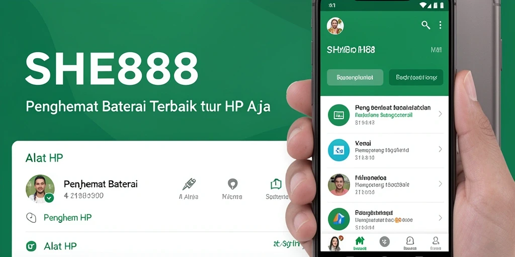 Tampilan antarmuka SHE888 yang sederhana dan intuitif.